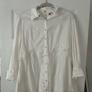 White free people lace dress